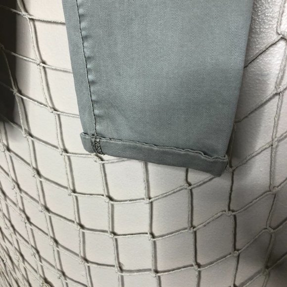 JESSICA SIMPSON Rolled Crop Skinny Jeans Meadow Green 10/30 - Picture 3 of 14